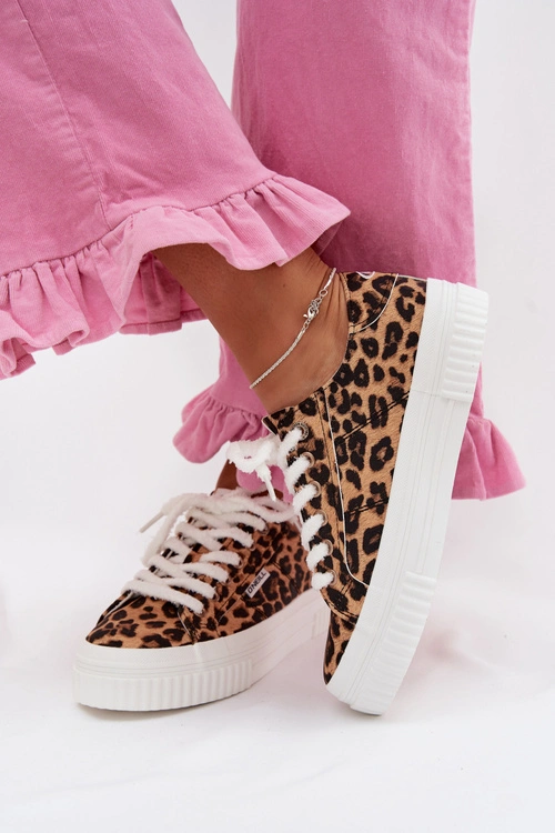 Trampki Damskie Na Platformie O`NEILL SPINNA C WOMEN LOW 90261009.92A Panterka